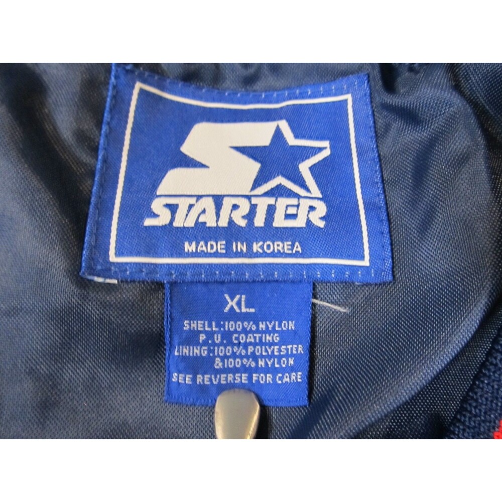 Starter UConn Huskies Pullover Blue XL Vintage 90s Y2K Korea Made Preowned Read - Picture 8 of 16
